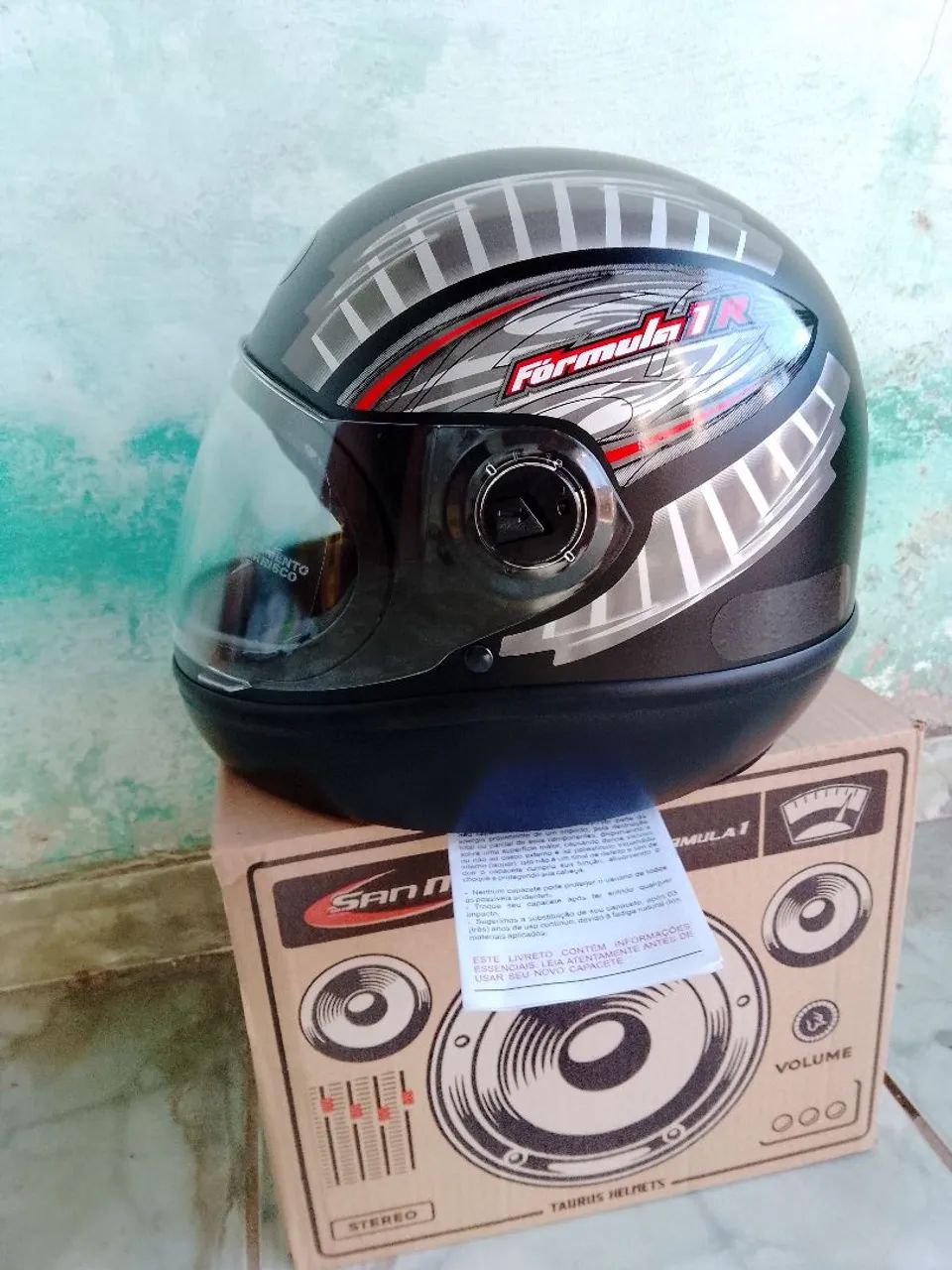 Capacete San Marino tamanho 58 - Foto 4