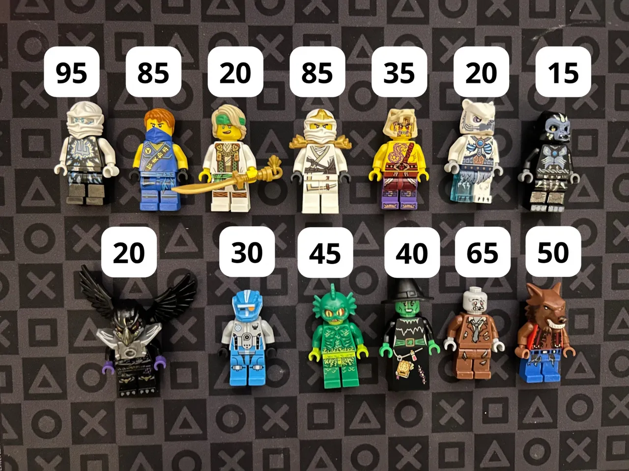 Legos Ninjago Set 70741 Airjitzu Cole e Set 70647 Kai Dragon