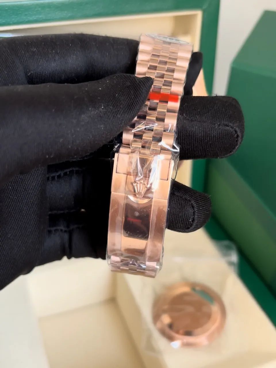 Rolex GMT MASTER Rosé Base ETA + Caixa Rolex - Foto 4