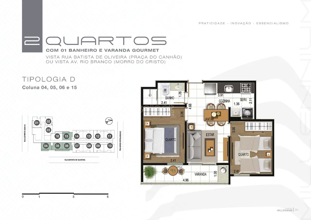 Apartamento 2 quartos - Centro - Foto 5