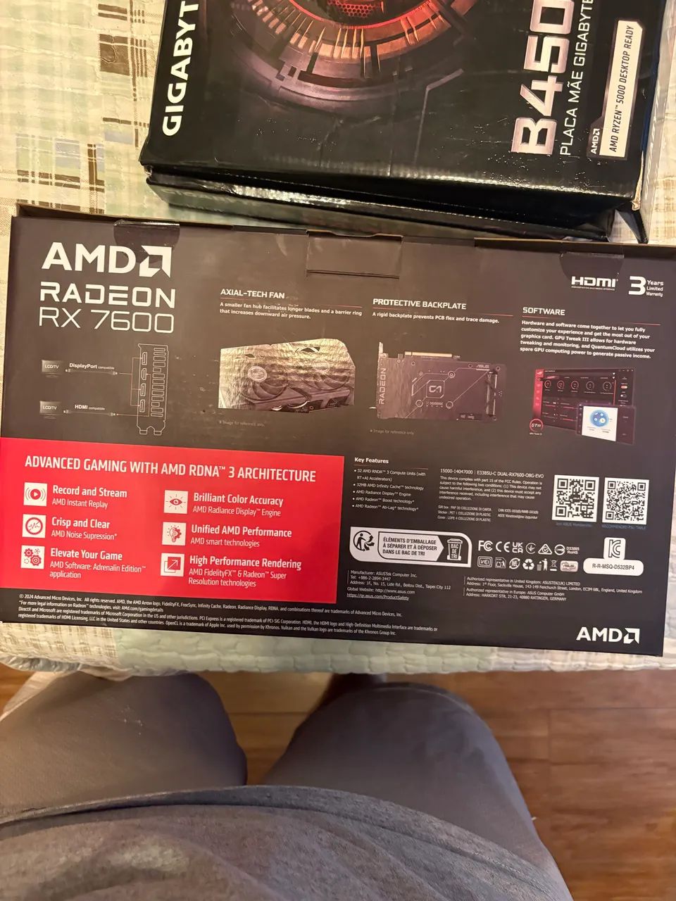 radeon rx 7600 Asus Oc Dual Edition 8gb Vram - Foto 6