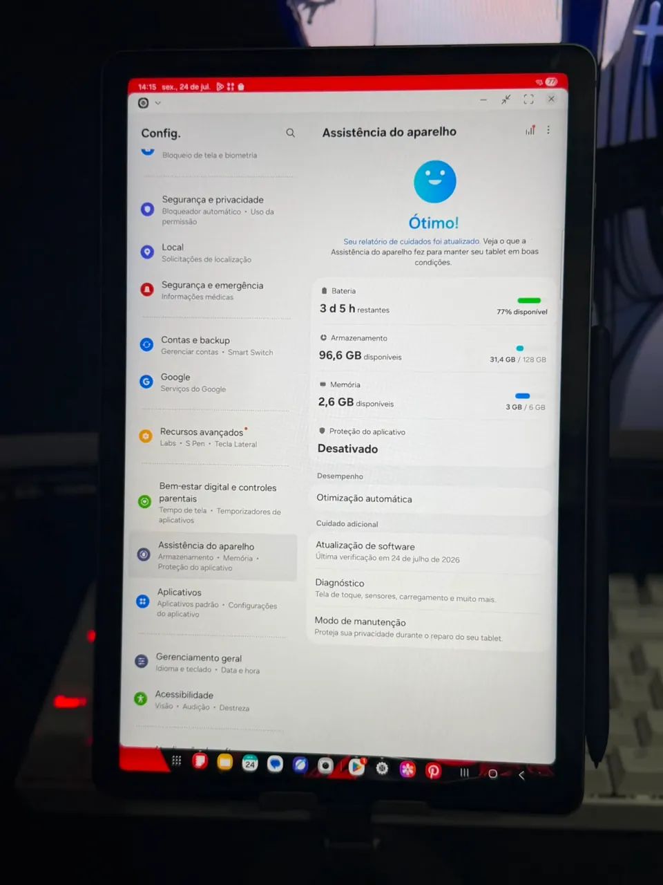 V/T Tab S10 Lite 128GB (Novíssimo) - Foto 5