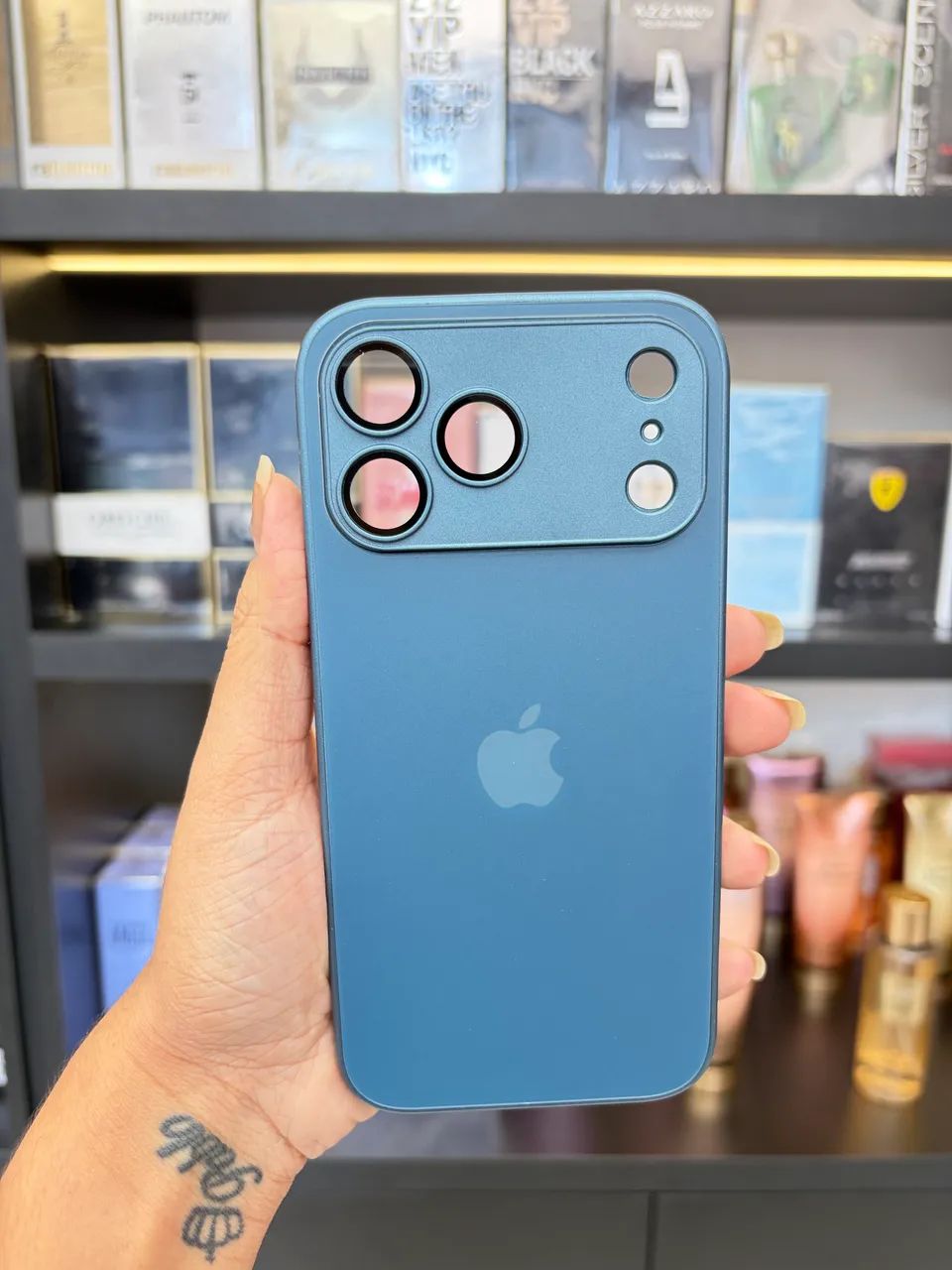 Capa de Vidro Temperado para iPhone XR ao 17 Pro Max (Novo)