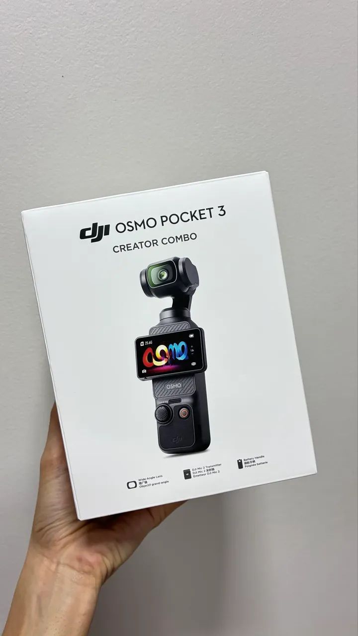 NOVA - PARA RETIRAR AGORA - DJI OSMO POCKET 3 - CREATOR COMBO