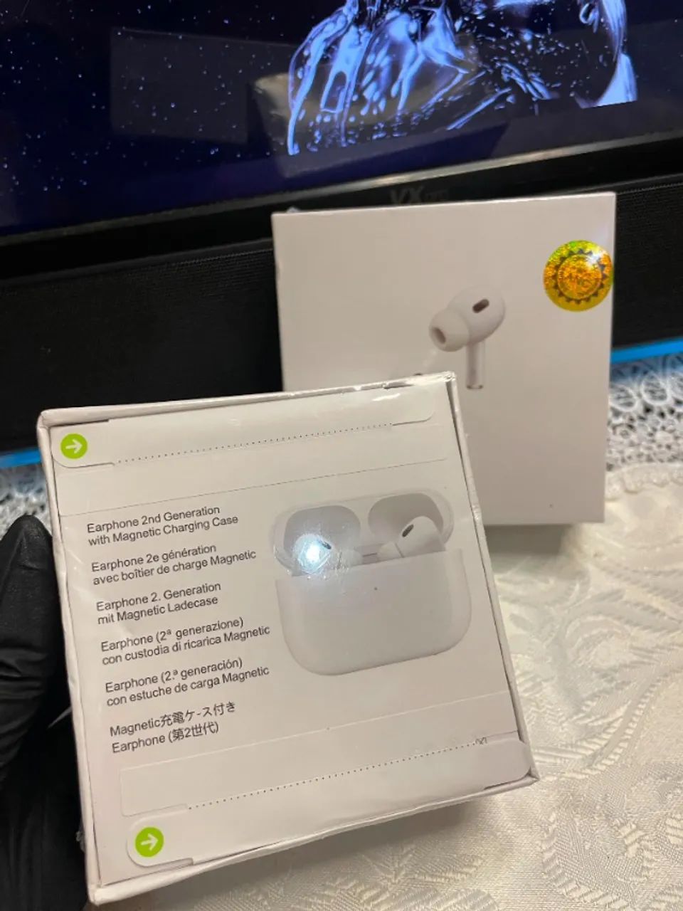 Fone Bluetooth Pro 5 TWS Conecta Igual AirPods | Android e iPhone - Foto 3
