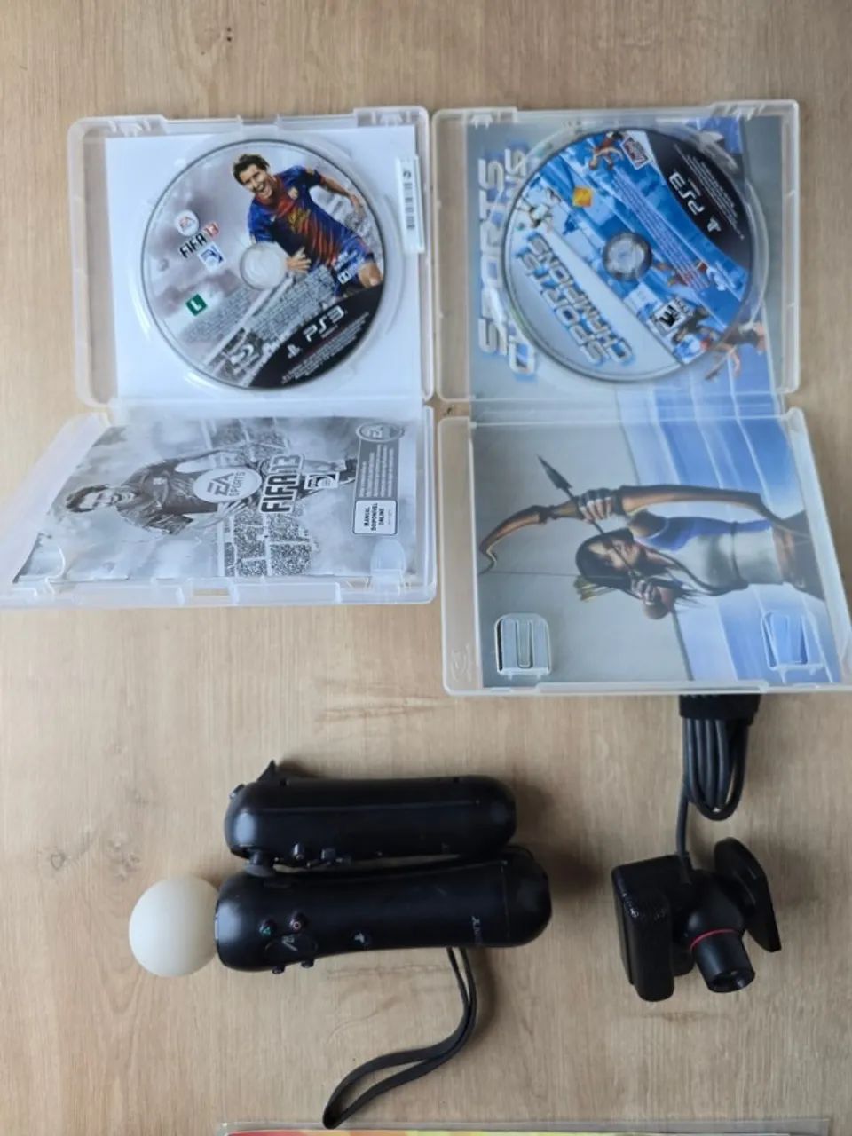 Kit jogos e controle Move PS3 - Foto 3