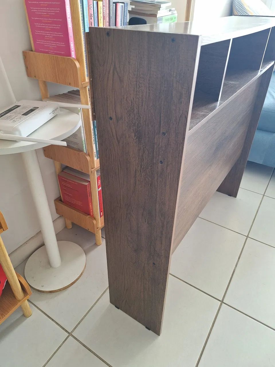 Cabeceira de madeira para cama de solteiro - Pouco usada - Foto 2