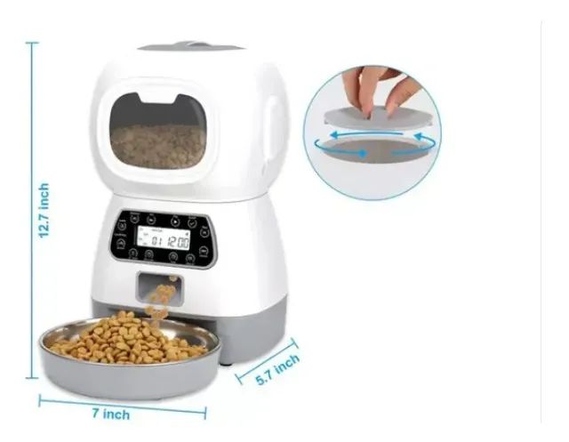 Alimentador Automático RoHS Elf para Cães e Gatos com 3,5L - Foto 4