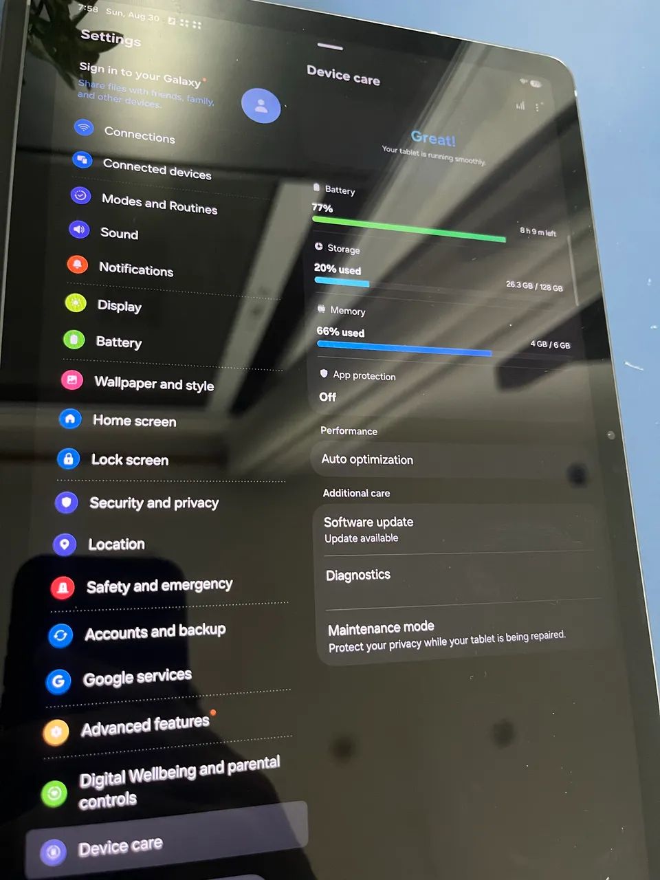 GALAXY TAB S10 FE 128gb como novo + CAPA - Foto 3