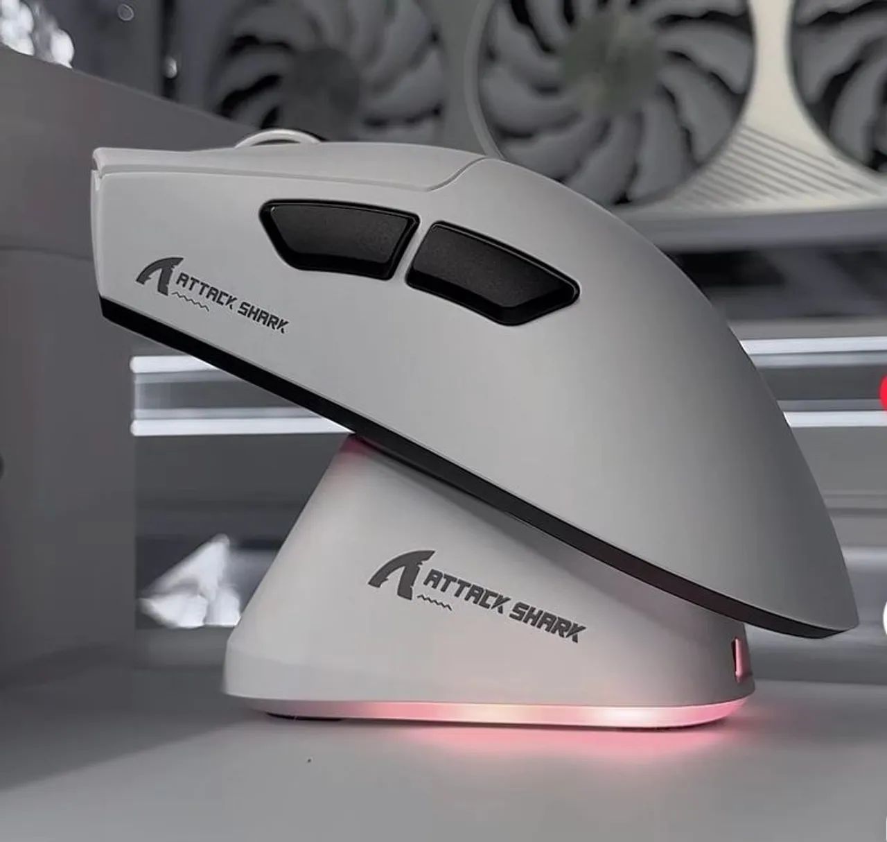 Mouse gamer Attack shark V3 pro com dock de carregamento  - Foto 2