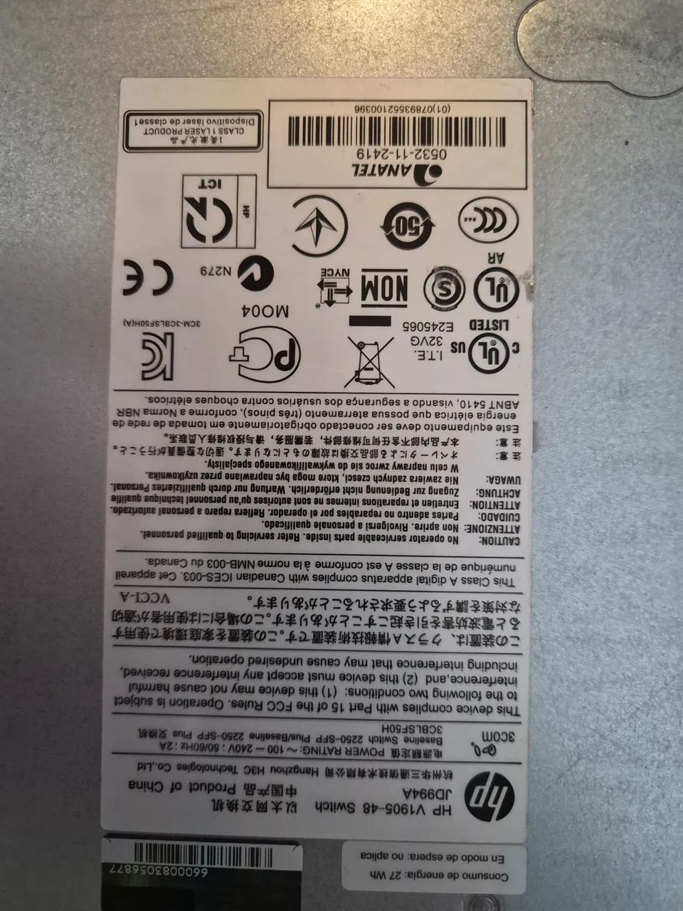 Switch HP V1905-48 Jd994A - Foto 4