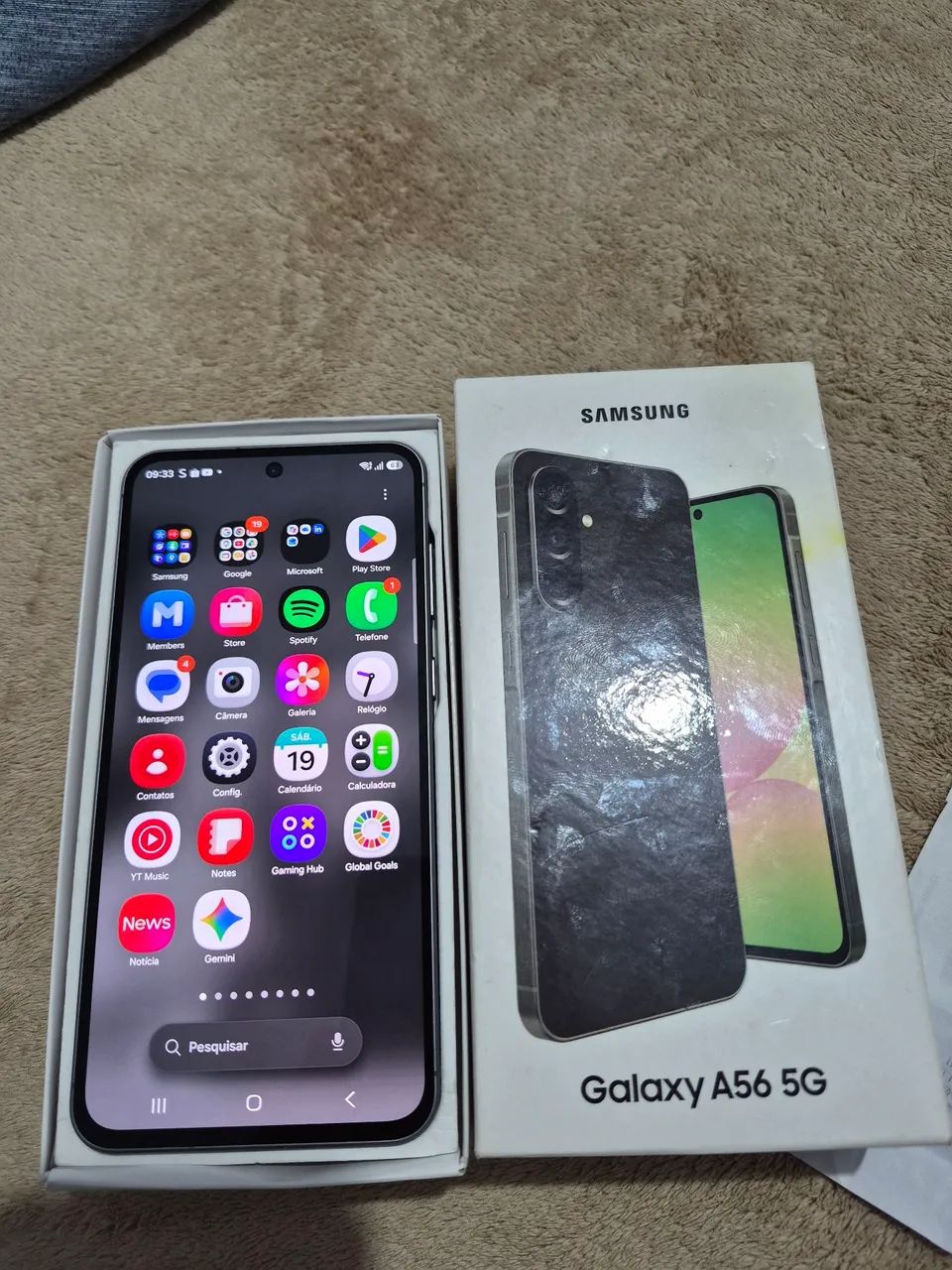 Galaxy A56 256GB  8GB de RAM  (IMPECÁVEL)  com caixa e nota