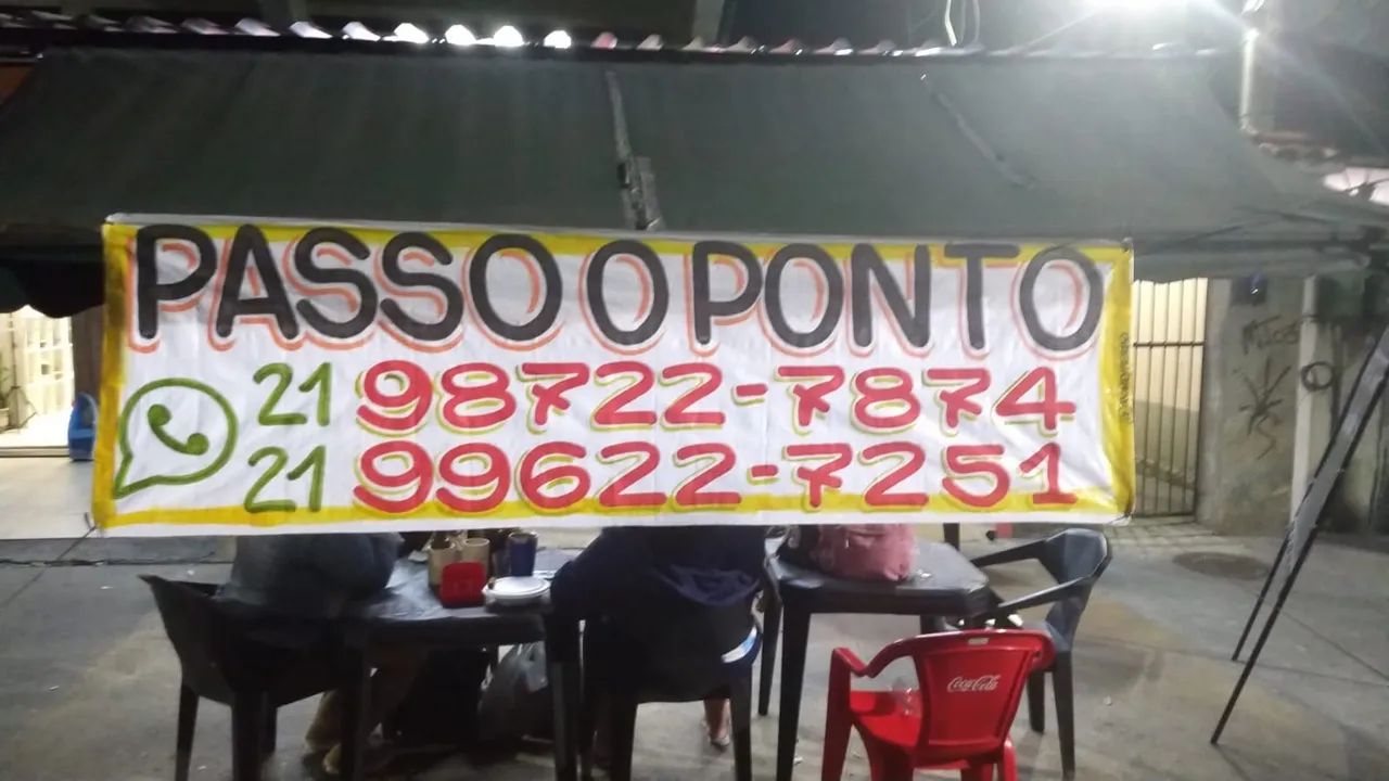 Passo o ponto de Bar na Praça Seca