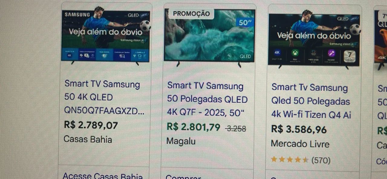 TV SAMSUNG QLED 50?