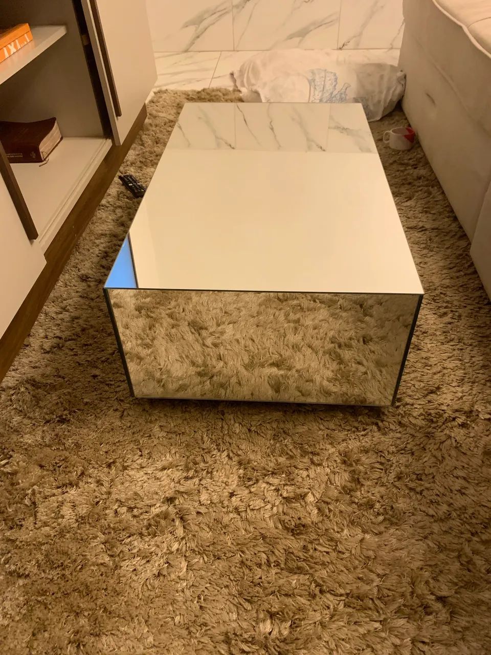 Mesa de Centro de Espelho 