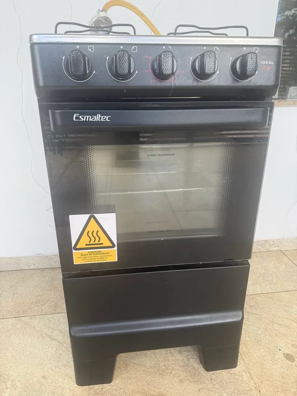 Fogão Esmaltes - 2 meses de Uso + Mangueira  - Foto 3