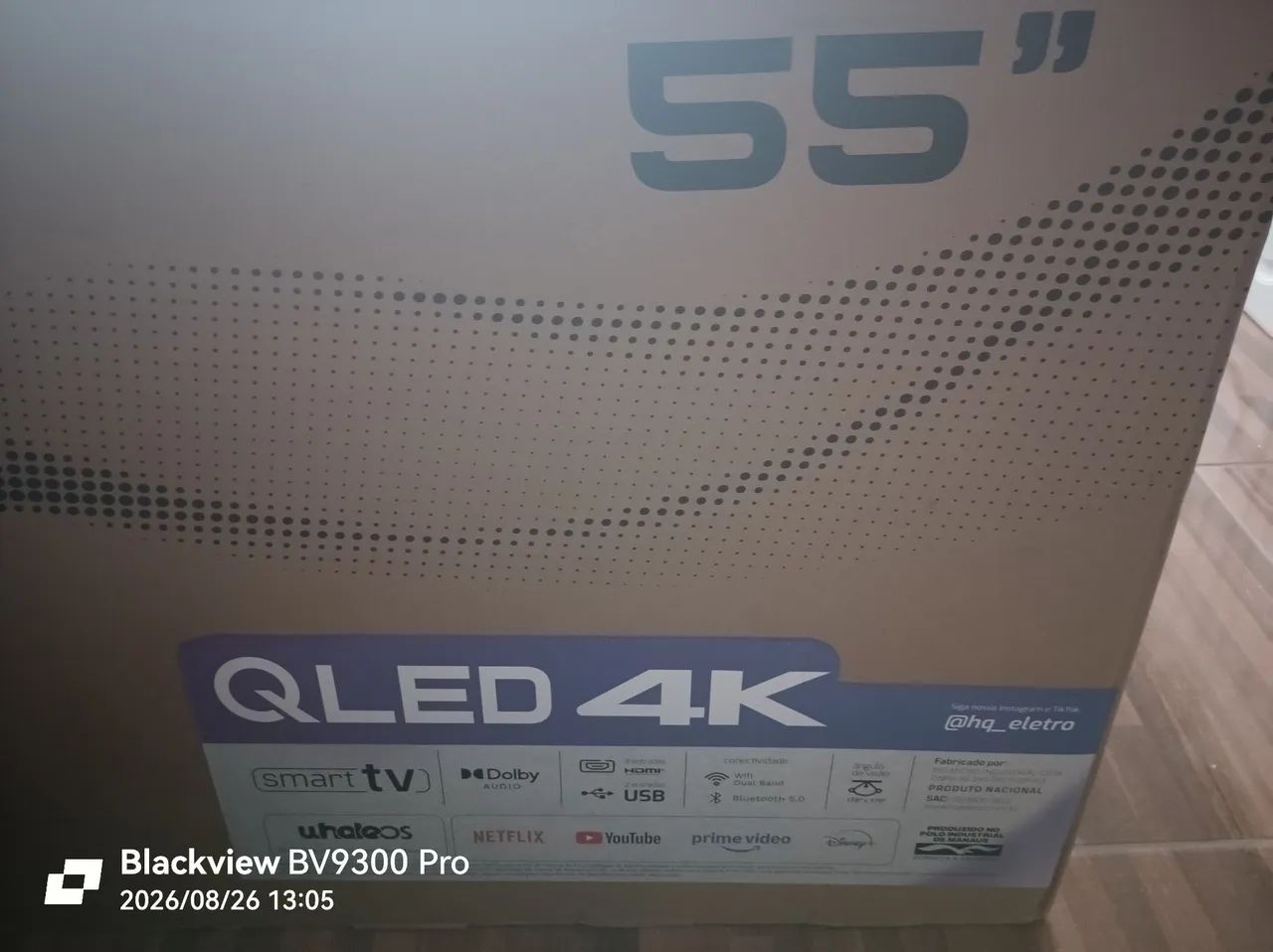 Tv NOVA NA CAIXA QLED 55" - Foto 3