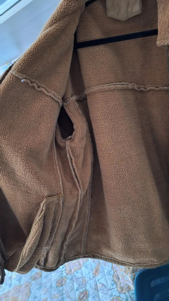 Casaco grosso marrom - Masculino - G - Foto 2