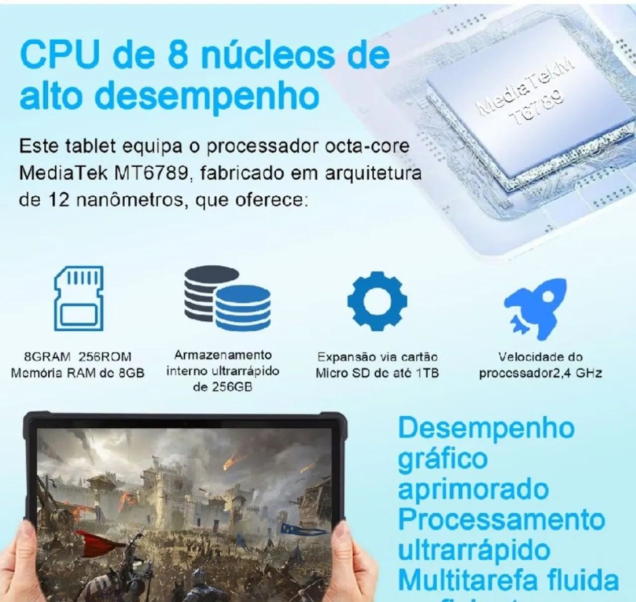 Tablet C10 acompanha tudo que você precisa; - Foto 4