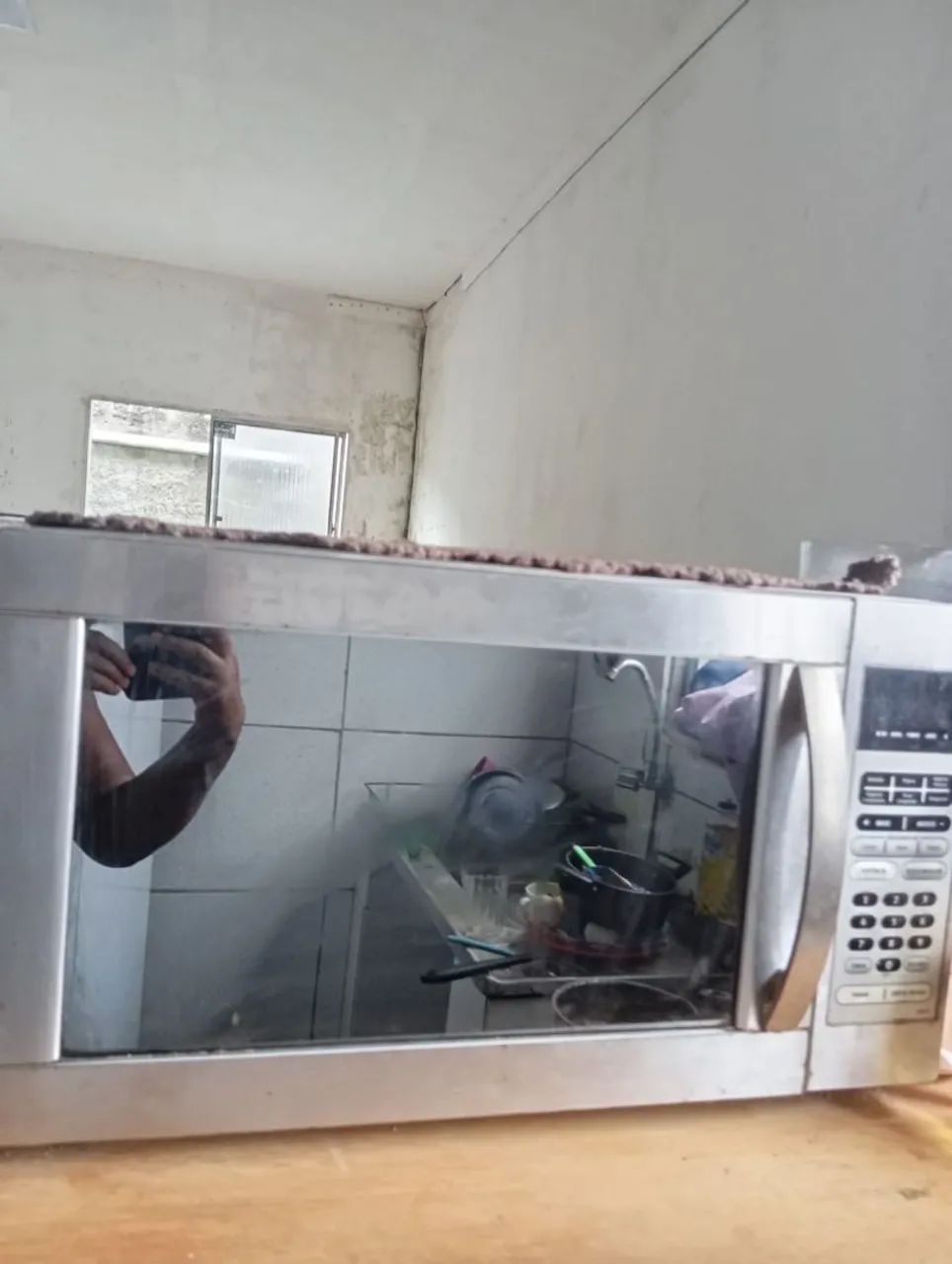 Vende-se microondas inox 