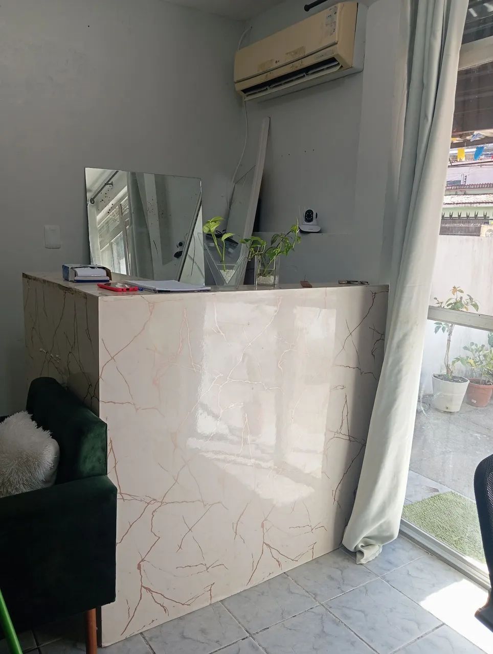 Balcão recepção 