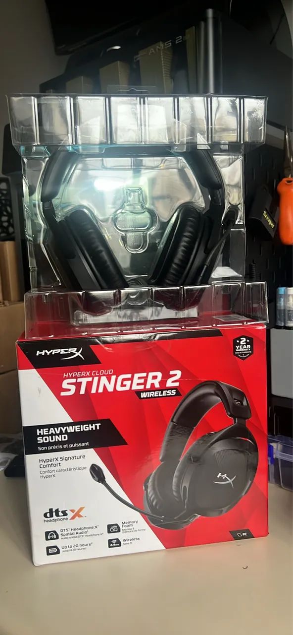 HyperX Cloud Stinger 2 Wireless NOVO | NF + Garantia
