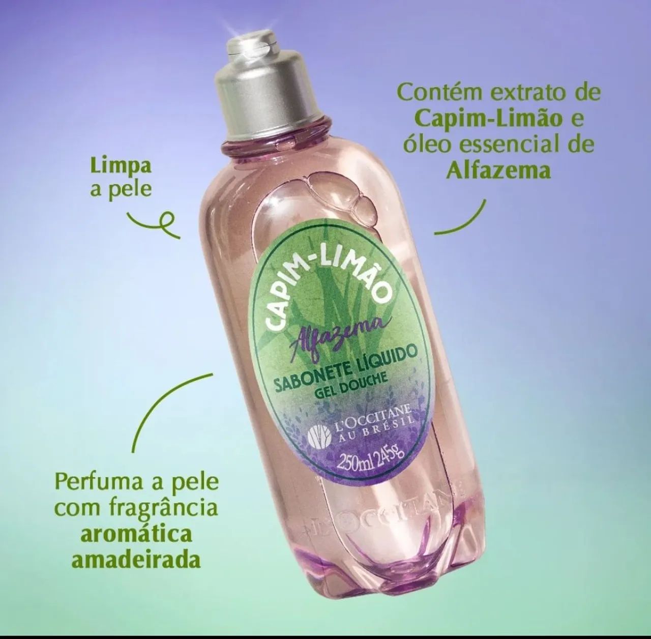 Kit Sabonete e Loção Capim-Limão Alfazema L'occitane au Brésil
