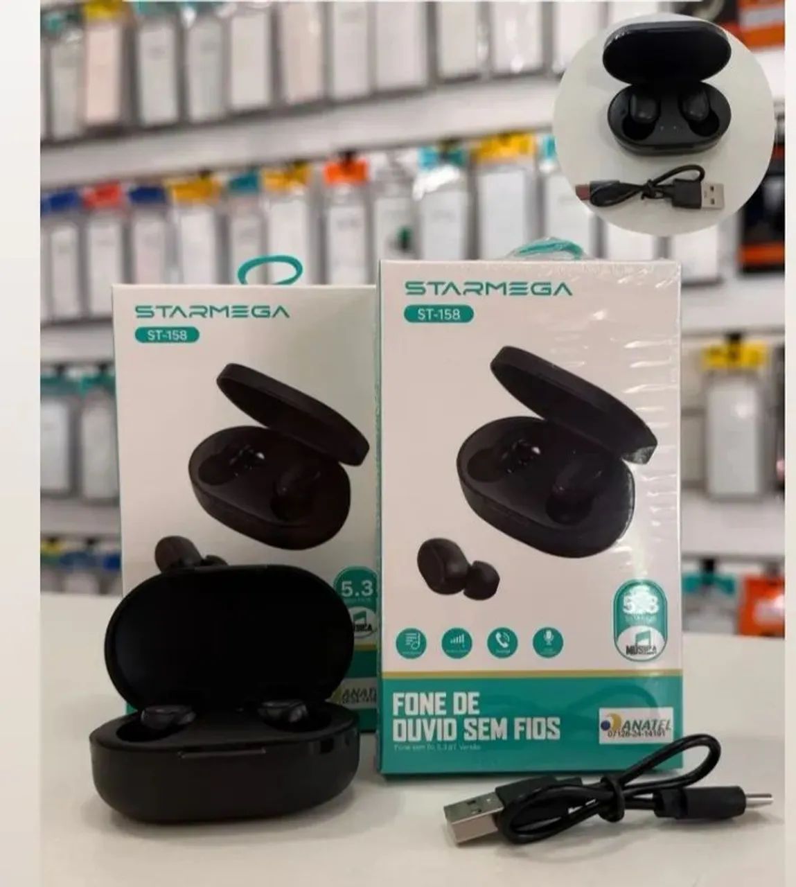 FONE DE OUVIDO BLUETOOTH  APENAS 25 REAIS  - Foto 2