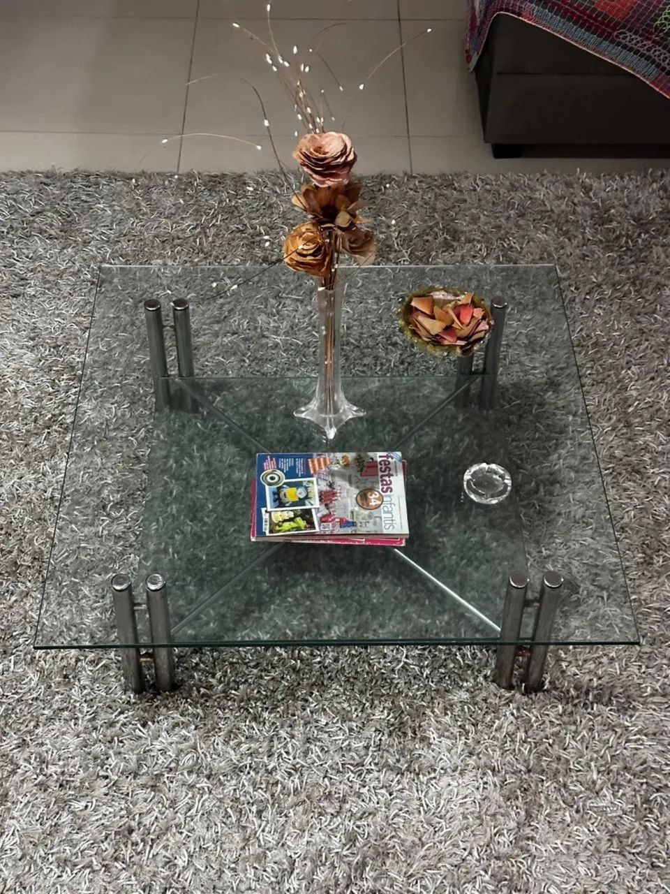 Mesa de centro e mesa de canto elegante