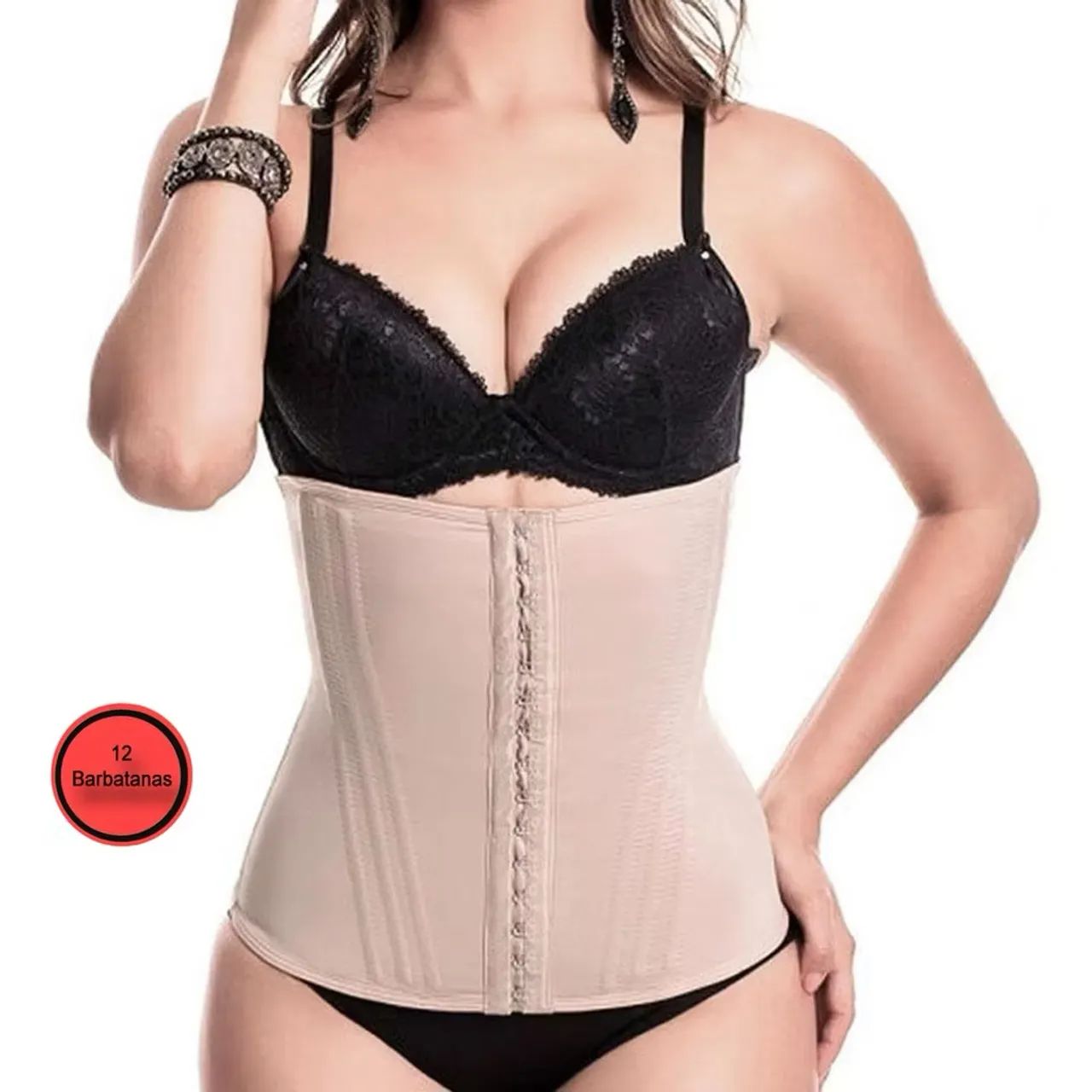 Cinta modeladora 12 barbatanas TAM M,G e GG.  - Foto 2
