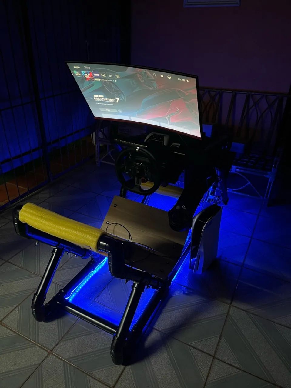 Cockpit caseiro feito de PVC e MDF  - Foto 3