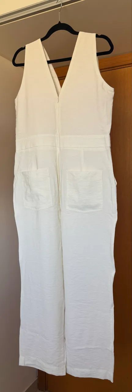 Macacão Elegante Off-White da Shoulder  - Foto 3