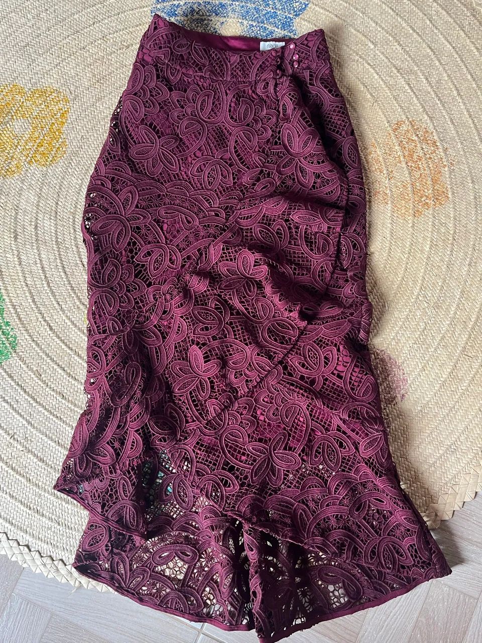 Saia de griffe renda fina  - Foto 2