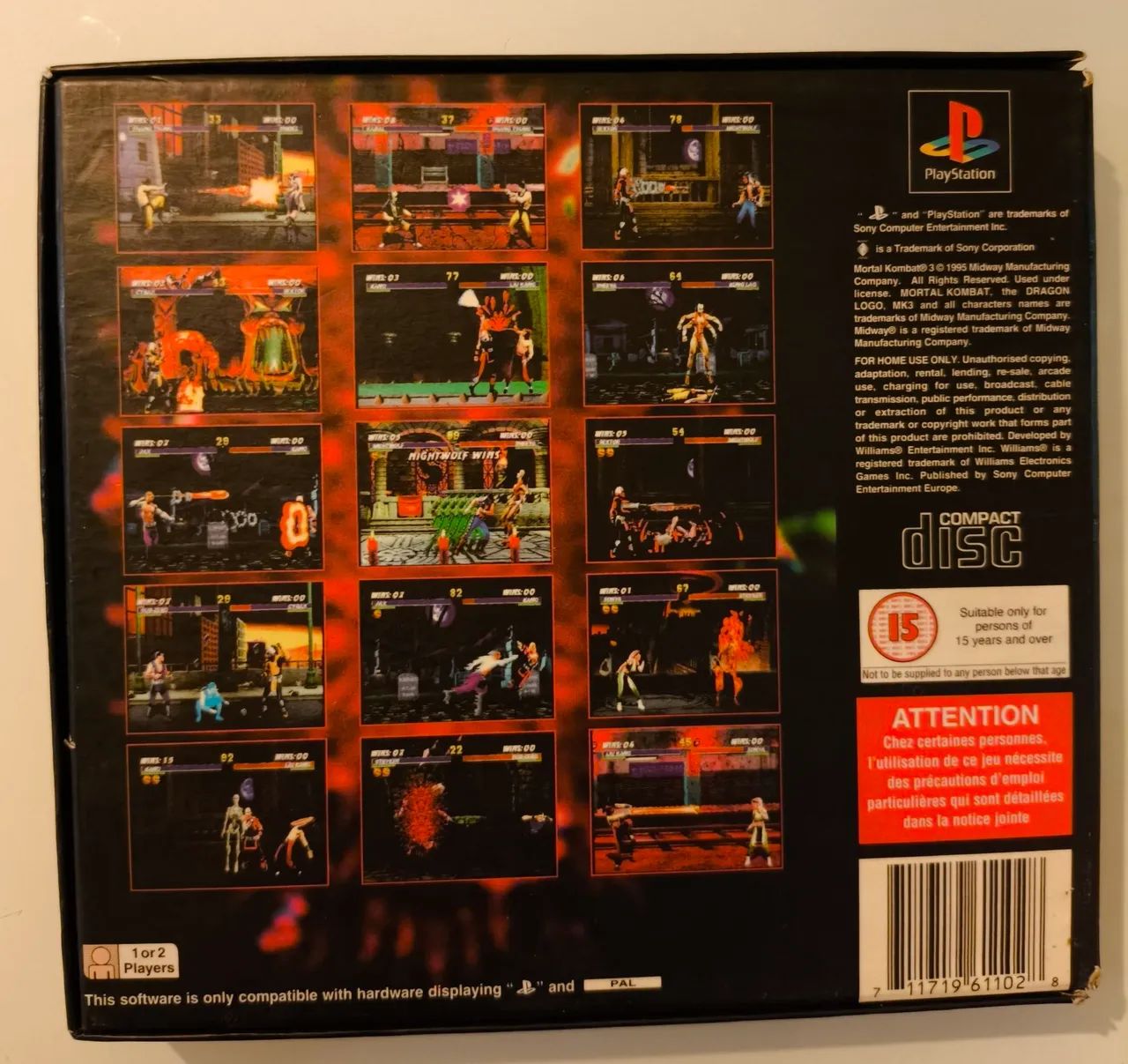Mortal Kombat 3 PS1 original  - Foto 4