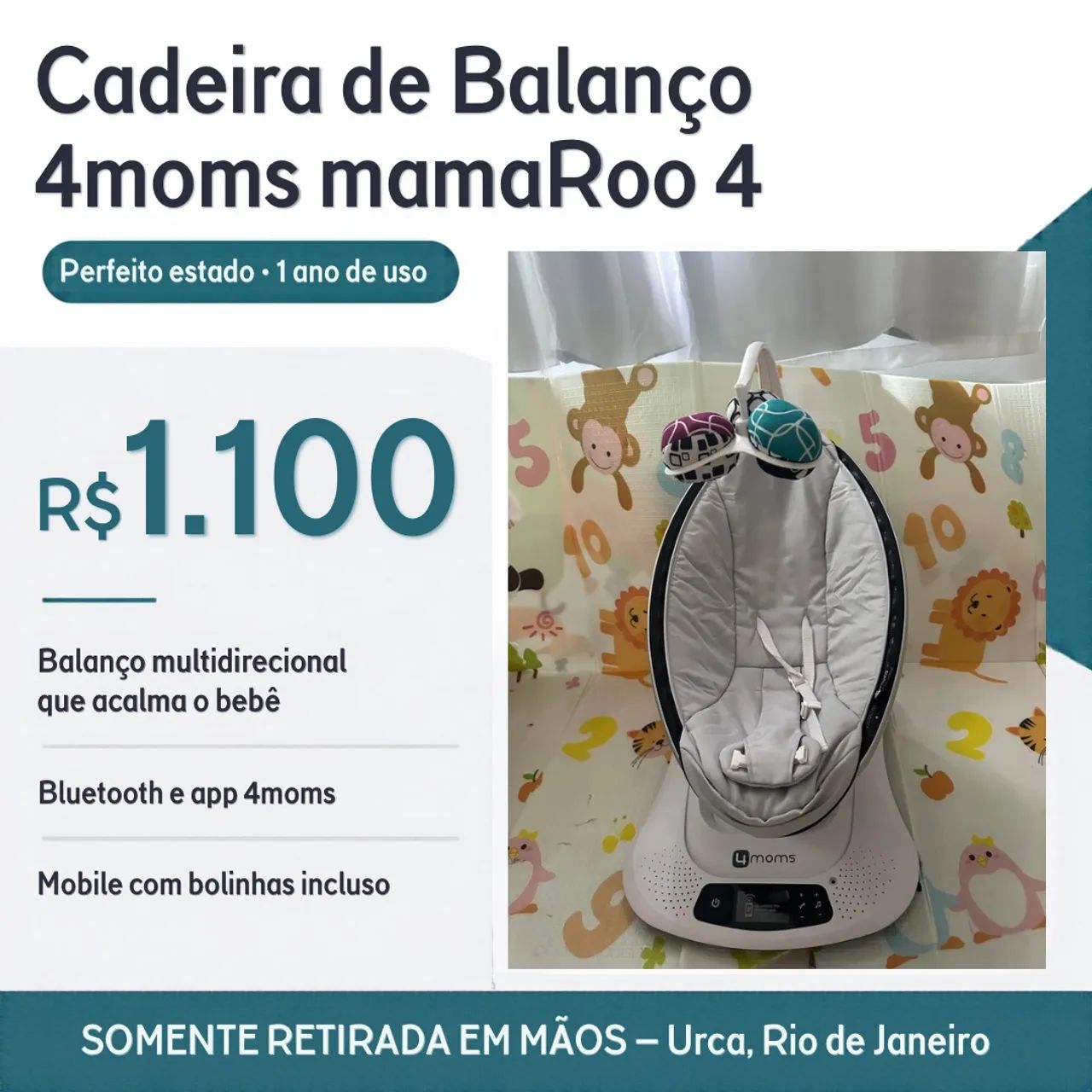 Cadeira de Balanço 4moms 