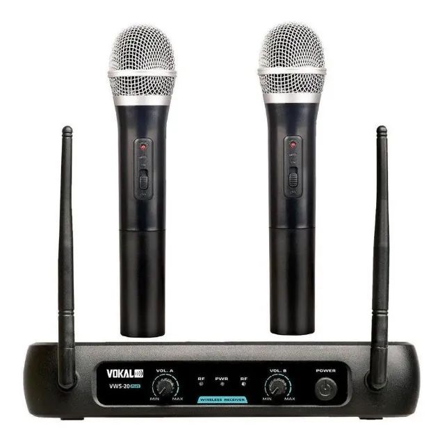 Microfone Vokal Sem Fio VWS 20 Plus - Foto 2