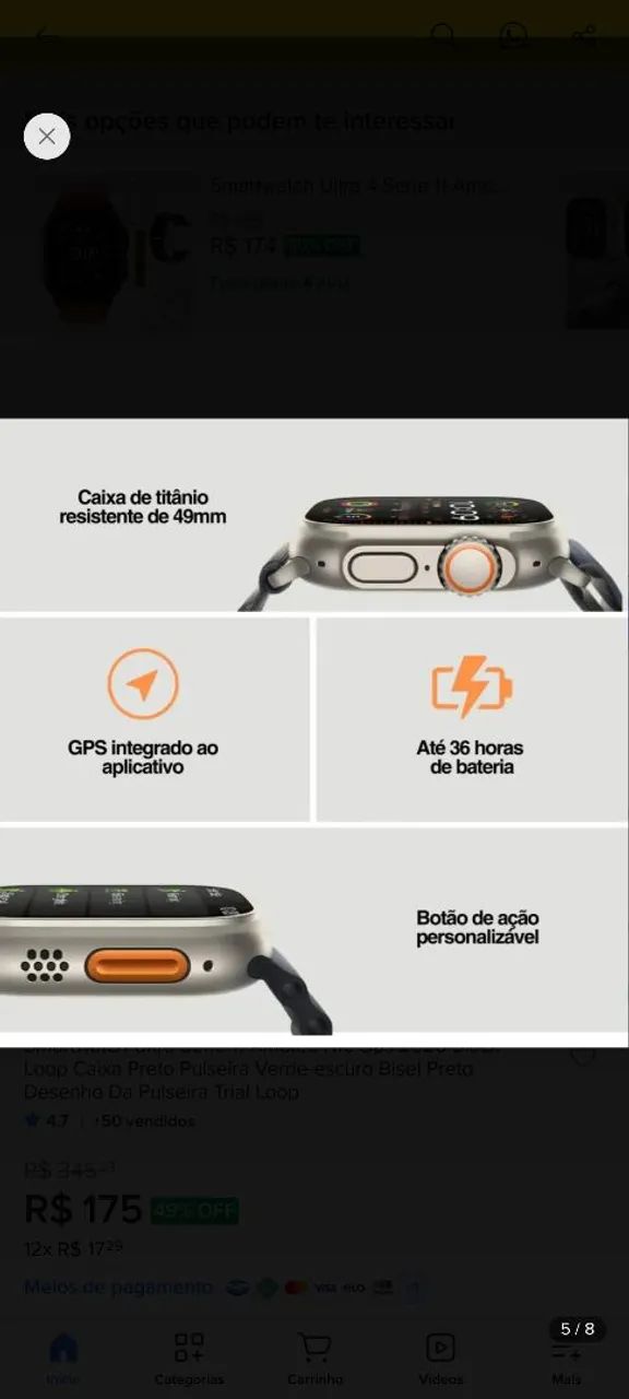 Smartwatch N11 Ultra  - Foto 2