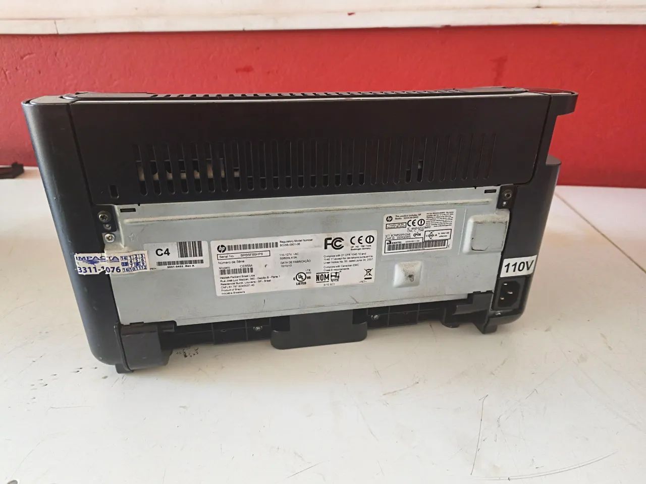Impressora HP LaserJet P1102W - Foto 3