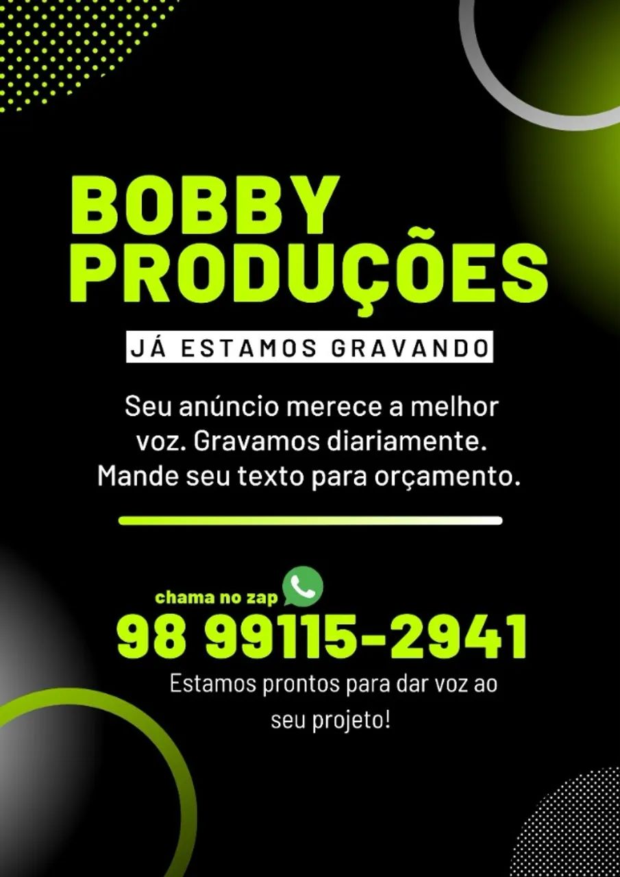 Locutor, vinhetas, propaganda, gravaçôes