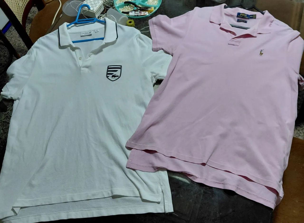 Vendo 2 polos a preço de 1 (Lacoste/Ralph) ?