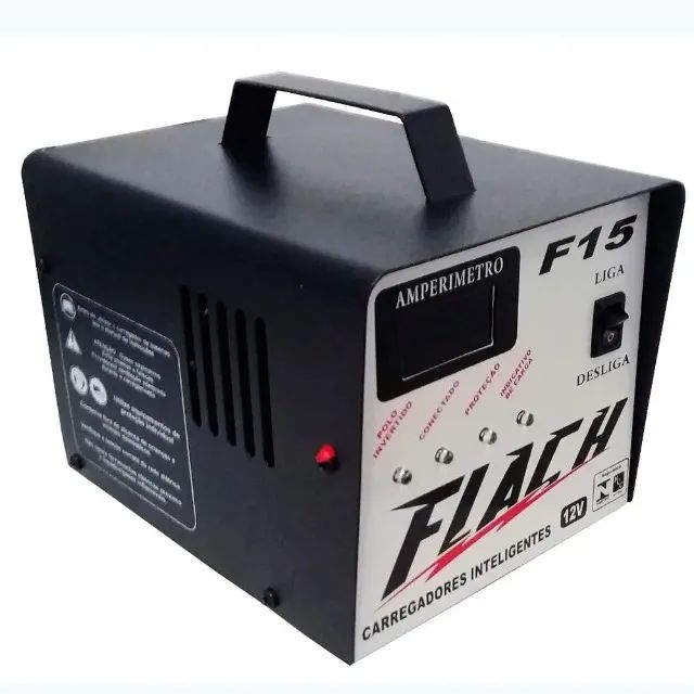 Carregador Auxiliar de Partida 15A/12v F15 Flach - Foto 2