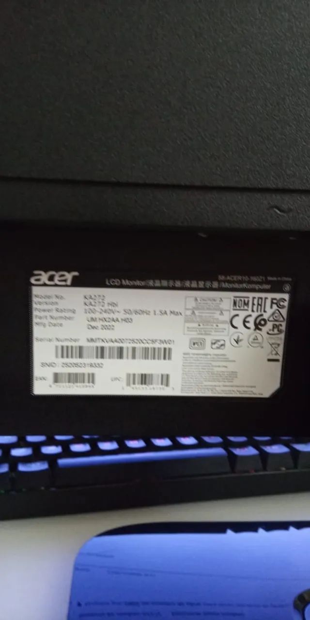 MONITOR - Acer KA272 Hbi - Foto 3