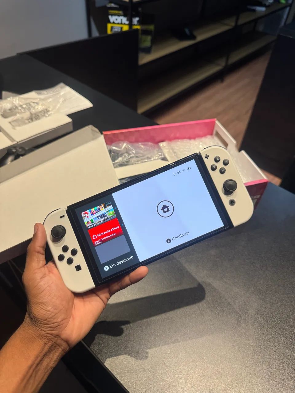 Nitendo switch oled com todos acessórios  - Foto 4