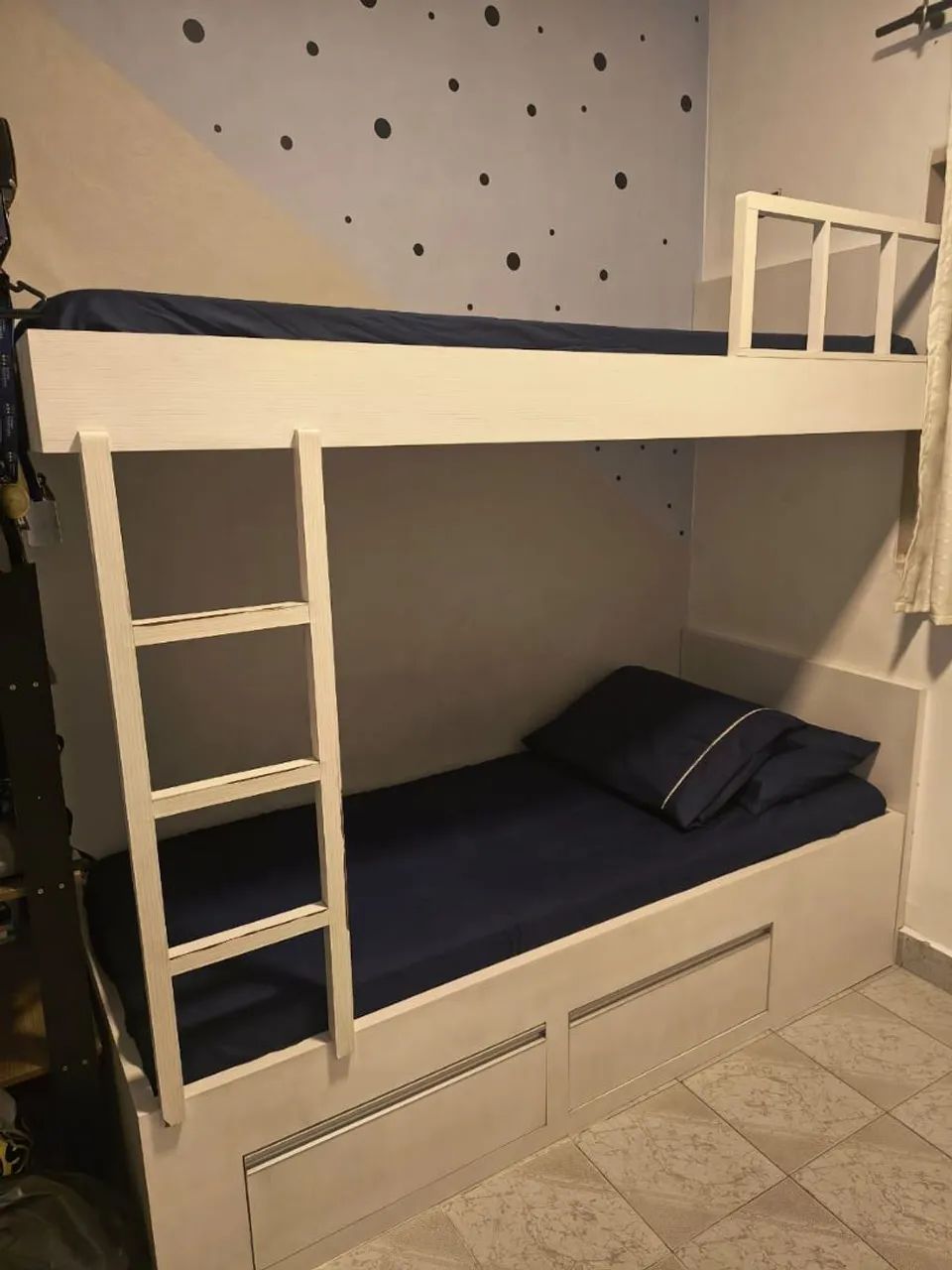 Cama beliche com 2 colchões (usada)
