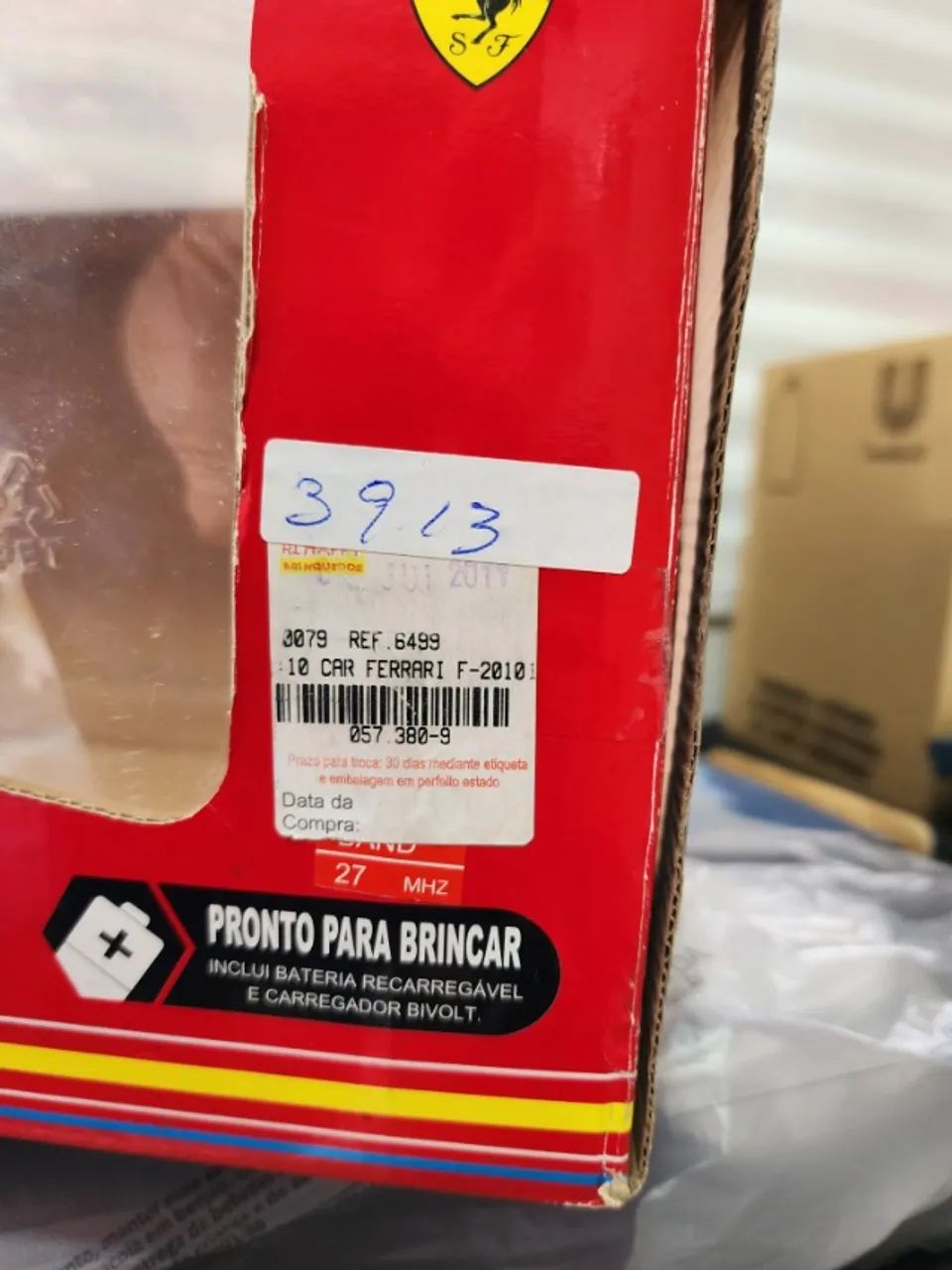 Miniatura Ferrari Alonso elétrica C. Remoto - Foto 5