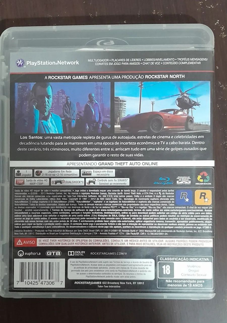GTA V PS3 COM MAPA - Foto 3