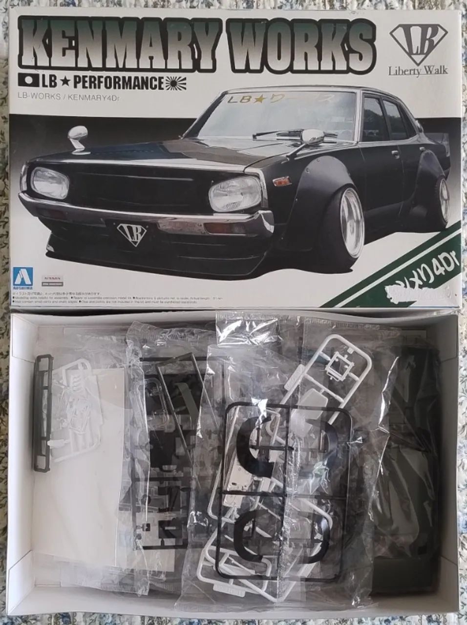 クマリン Kit Plastimodelismo Aoshima Lb Kenmary Works 4dr 1:24 - Hobbies e