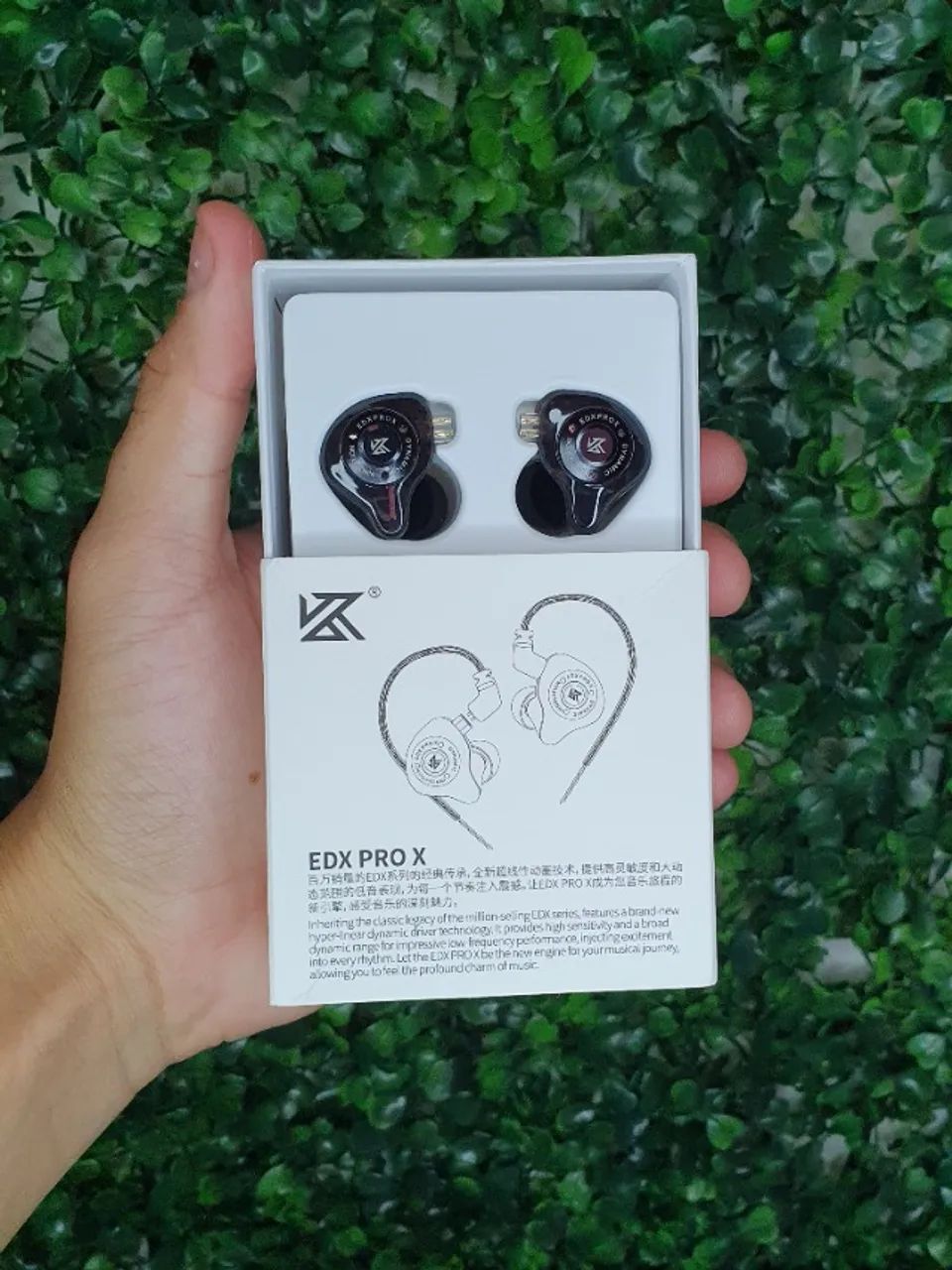Fone KZ EDX PRO X com Microfone Original e Garantia