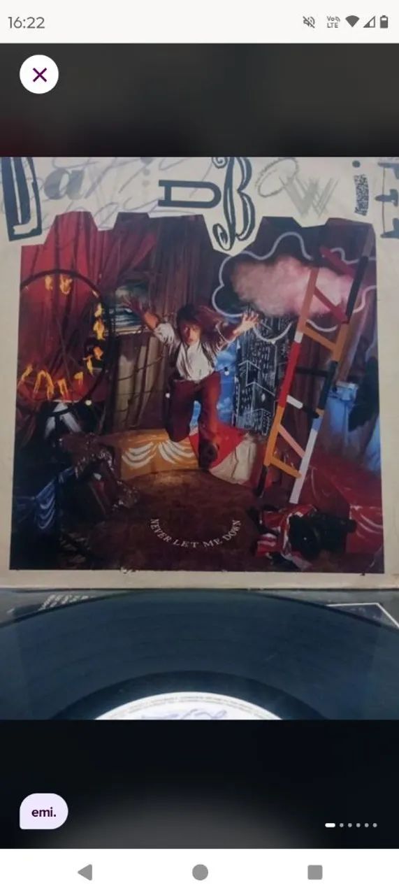 LP DAVID BOWIE, 1987