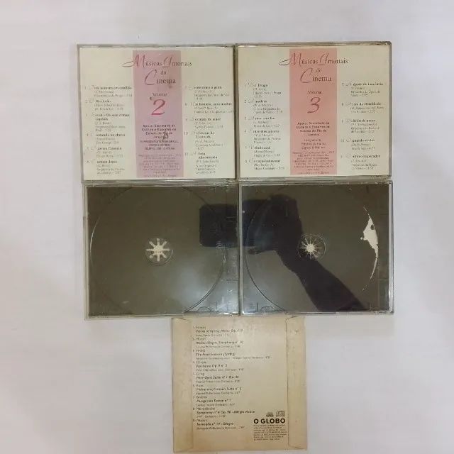 Lote Conm 5 CDS Usado Antigo De Músicas Clássicas - Foto 2